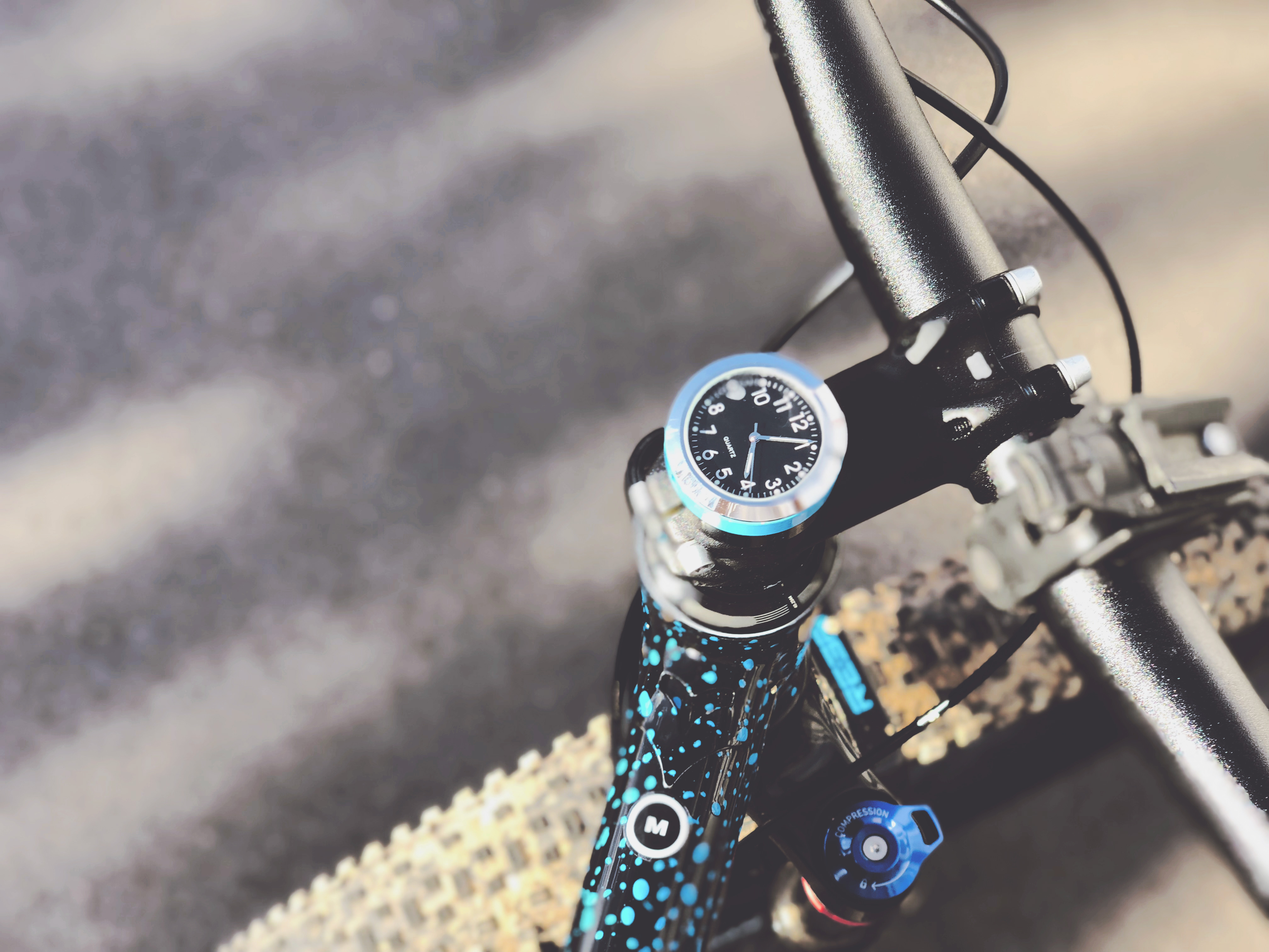 Clock Bike Headset Caps Custom Bike Stem Caps Bicycle Stem Caps